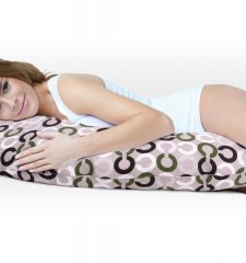 Oreiller pour les femmes enceintes et allaitantes LumF-512. Taille: 170x38 cm / 190x38 cm