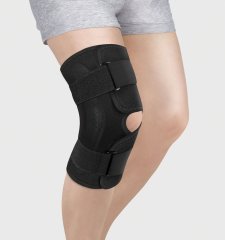 Bandage de genou avec charnières polycentriques 