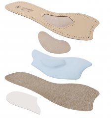 Demi-semelles orthopédiques pour chaussures modèles