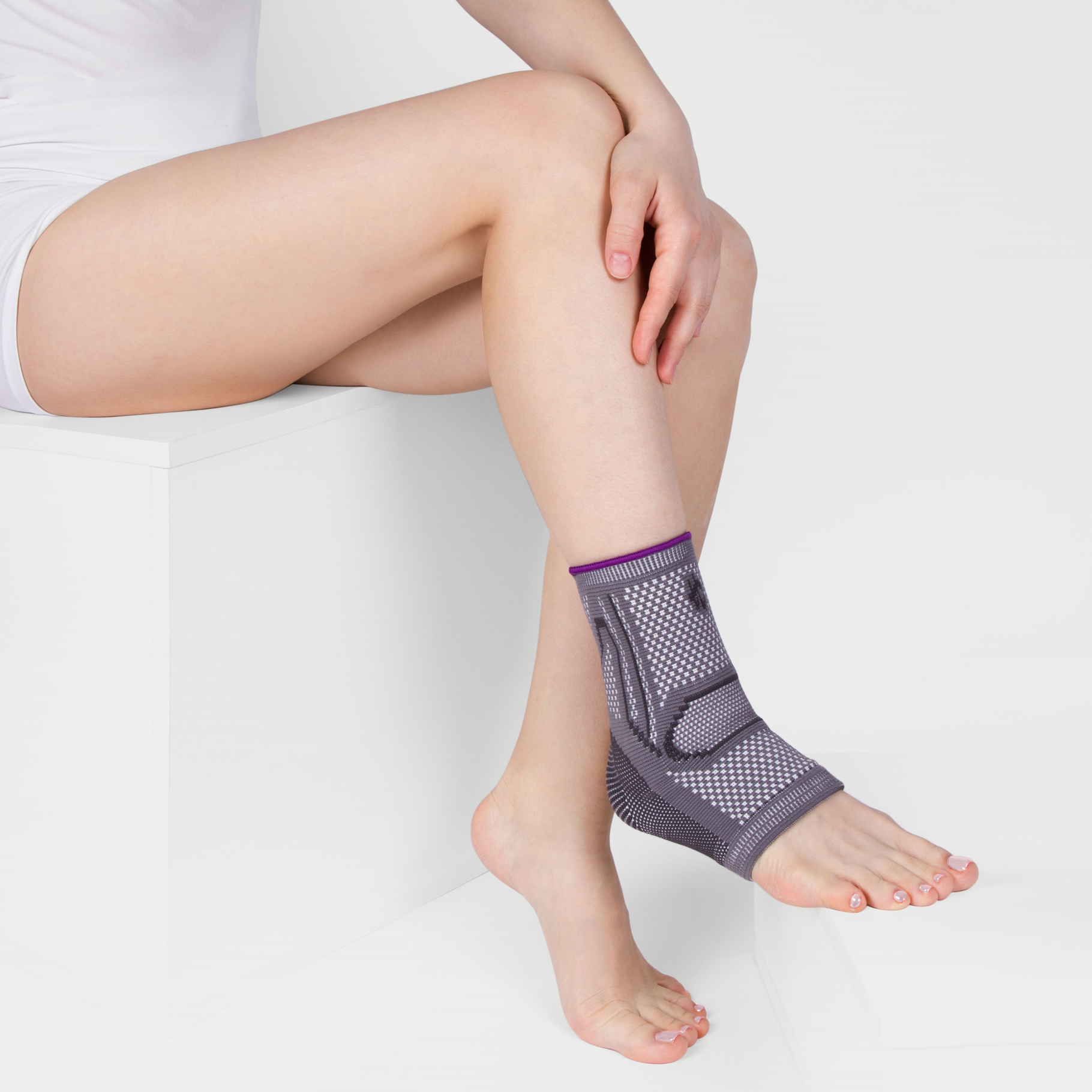 Bandage de cheville élastique AS-E04