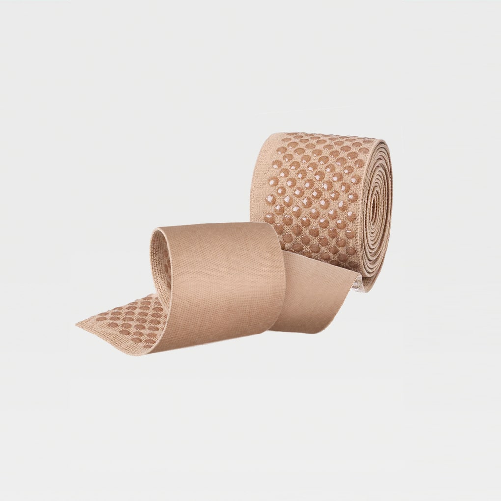 Bas à base de silicone avec bande élastique simple avec bout fermé sur la cuisse large ID-300W