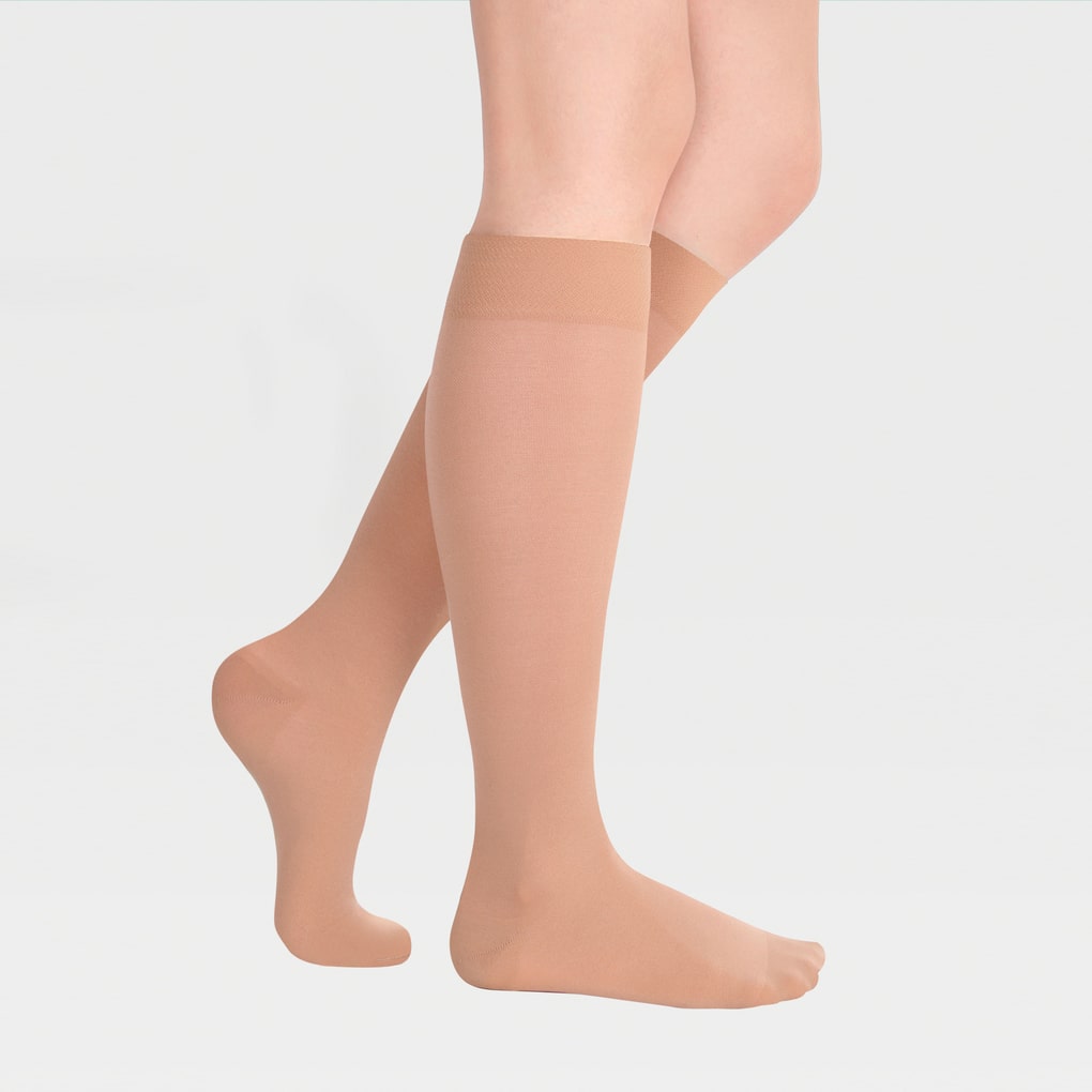Chaussettes à bout fermé avec bande élastique simple à base de silicone ID-225