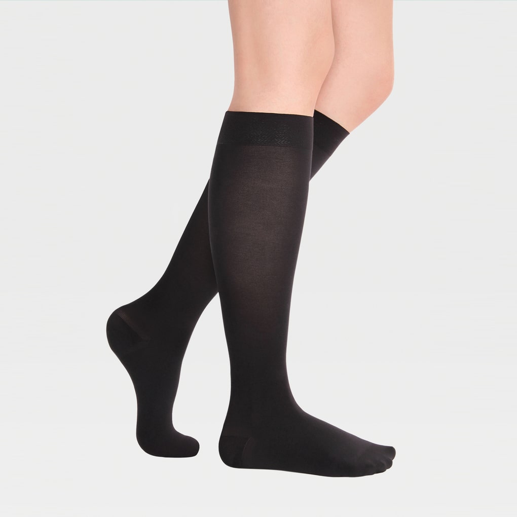 Chaussettes à bout fermé avec bande élastique simple à base de silicone ID-225