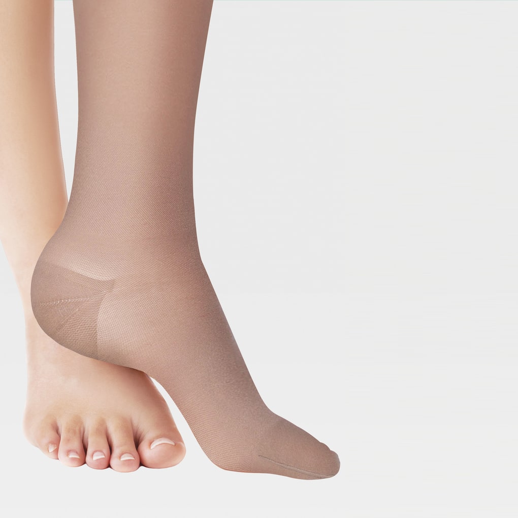 Chaussettes à bout fermé avec bande élastique simple à base de silicone ID-225