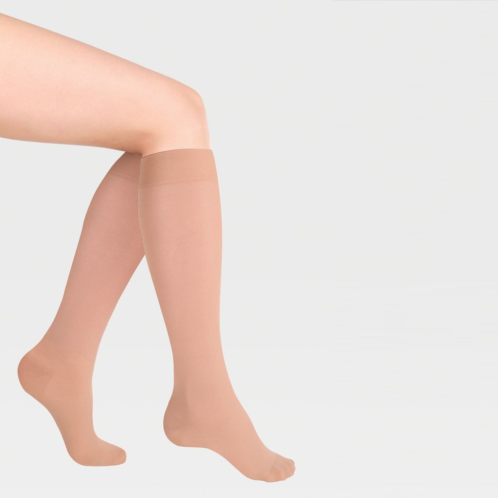 Chaussettes à bout fermé avec bande élastique simple à base de silicone ID-225