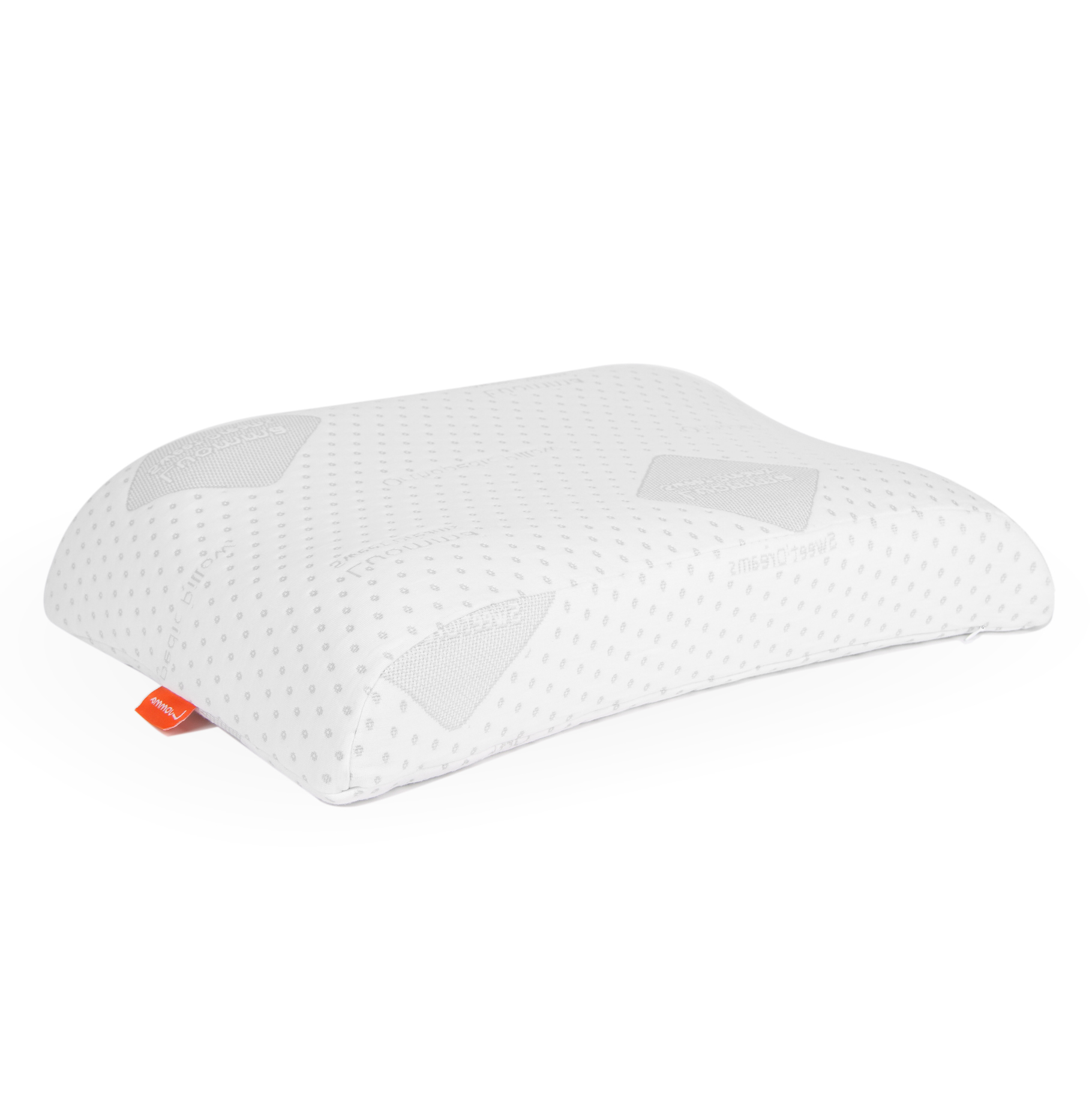 Oreiller orthopédique à mémoire de forme LumF-524. 55x40 cm. Rouleaux 12 et 14 cm LUMF-524