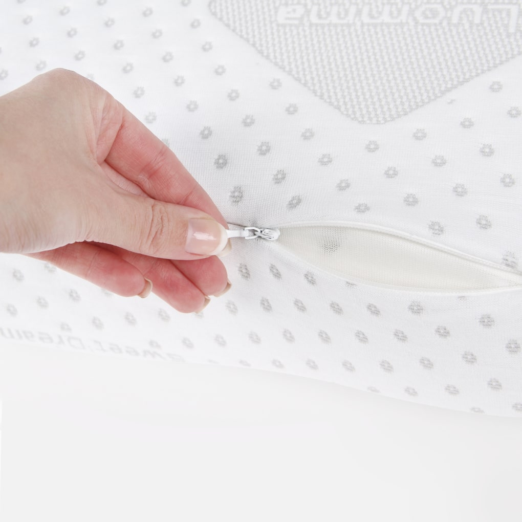 Oreiller orthopédique à mémoire de forme LumF-524. 55x40 cm. Rouleaux 12 et 14 cm LUMF-524