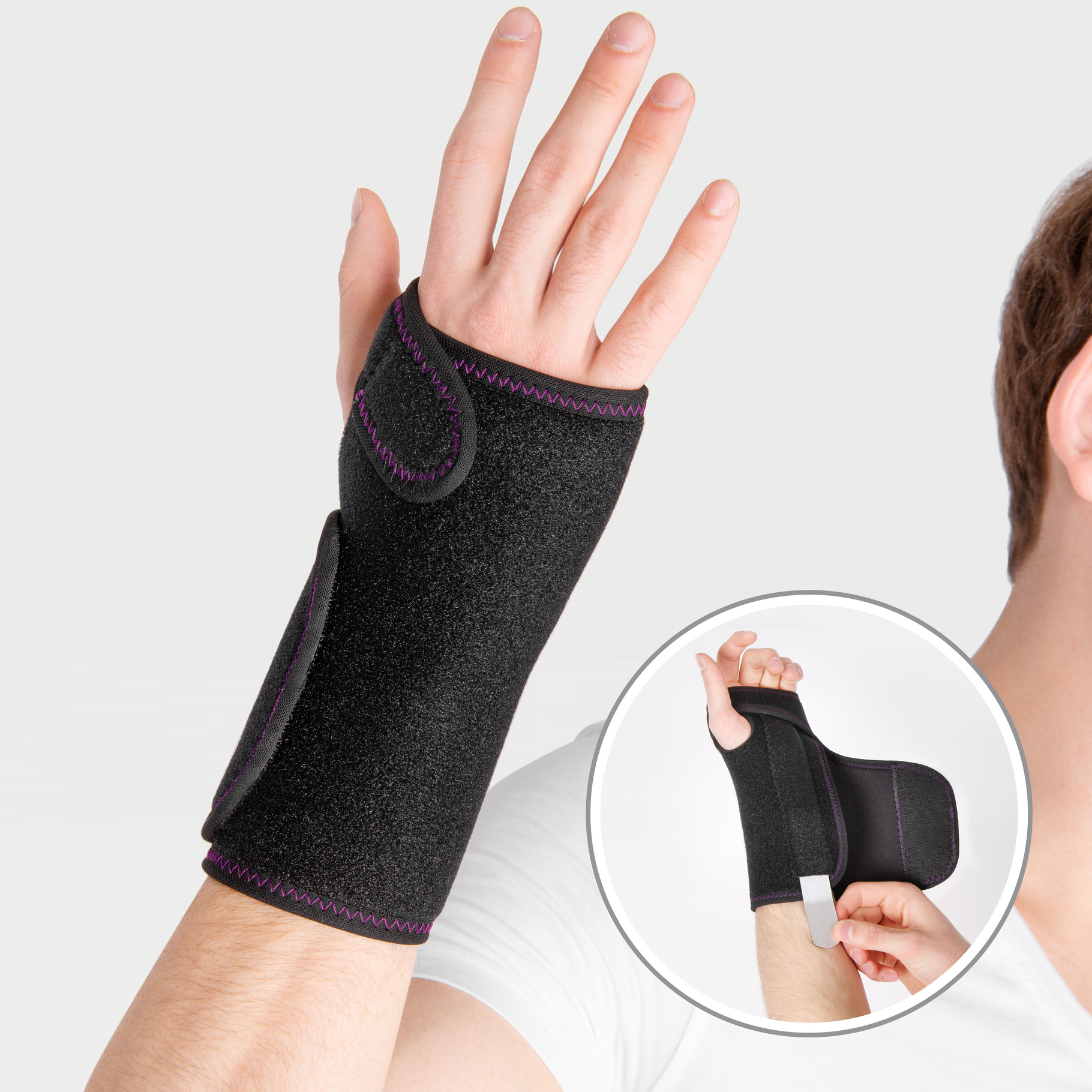 Bandage au poignet sans fixation du pouce WS-LTU